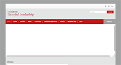 Desktop Screenshot of gratefulleadership.com